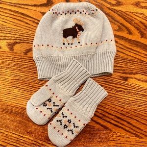 Janie and Jack Hat and Gloves